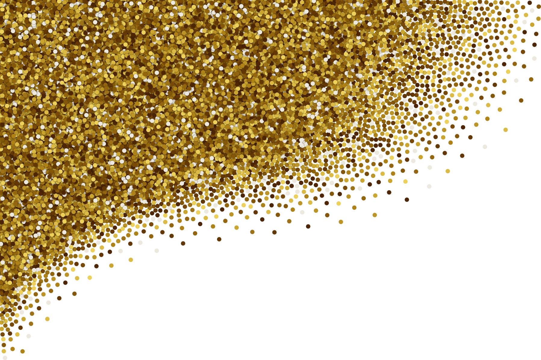 Scattered Golden Confetti