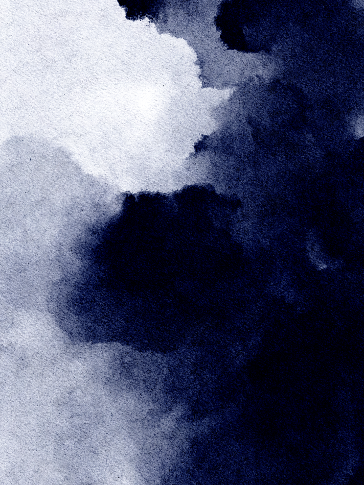 Navy Blue Watercolor Background